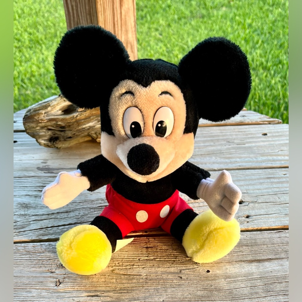 Vintage Walt Disney Mickey Mouse Plush Stuffed Toy - Picture 5 of 6